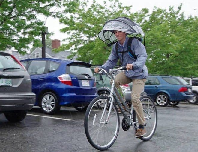 雨 自転車 傘