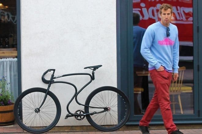街中で目立ち、駐輪場で見つけやすい「Sync Bicycles」