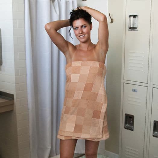2015年に話題になった「Censorship Towel（モザイクタオル）」