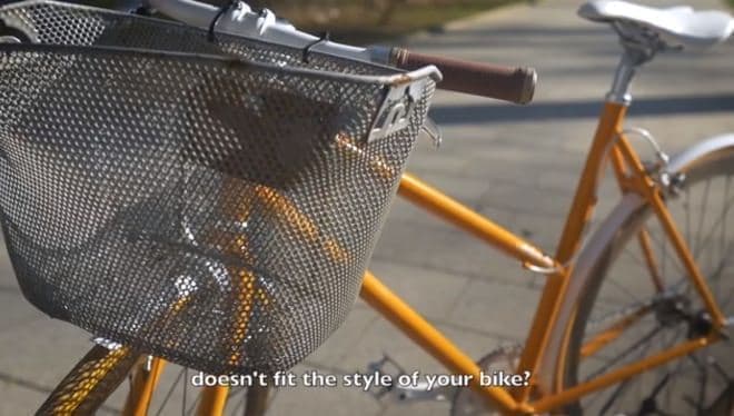 世界最小、最軽量の自転車用ラック「carryyygum」