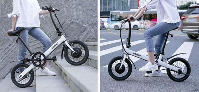重さ13.5キロ ミニマルデザインのENKEEO電動アシスト自転車B2