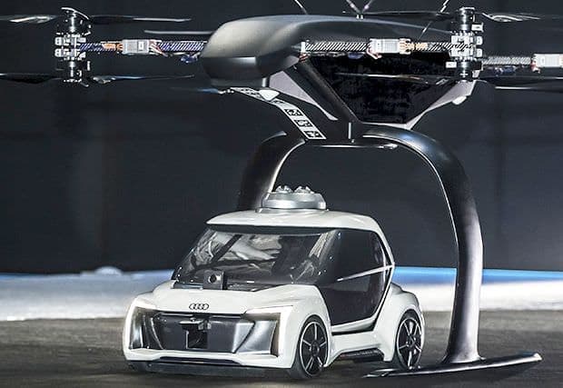 Audi、空飛ぶタクシーのプロトタイプを公開 ― 空と地上をシームレスにつなぐ