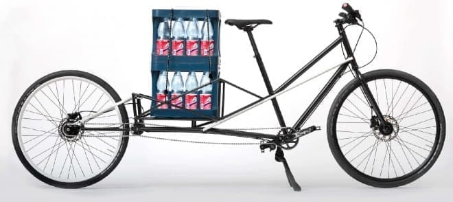 折り畳むと普通の自転車になるカーゴバイク「CONVERCYCLE BIKE」