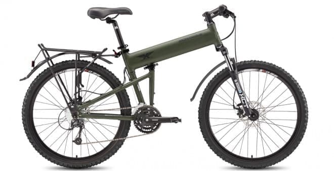 パラシュート部隊”と名付けられた折り畳み自転車、モンタギューバイク 