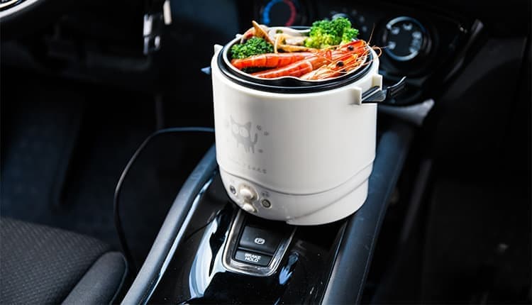 渋滞中の「お腹すいた」に対応する車載用炊飯器、SEIZONの「1L rice cooker」