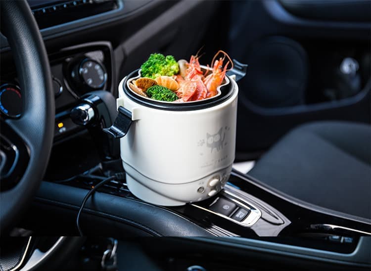 渋滞中の「お腹すいた」に対応する車載用炊飯器、SEIZONの「1L rice cooker」