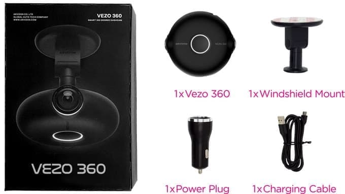 360度カメラを搭載したドライブレコーダー「VEZO 360」