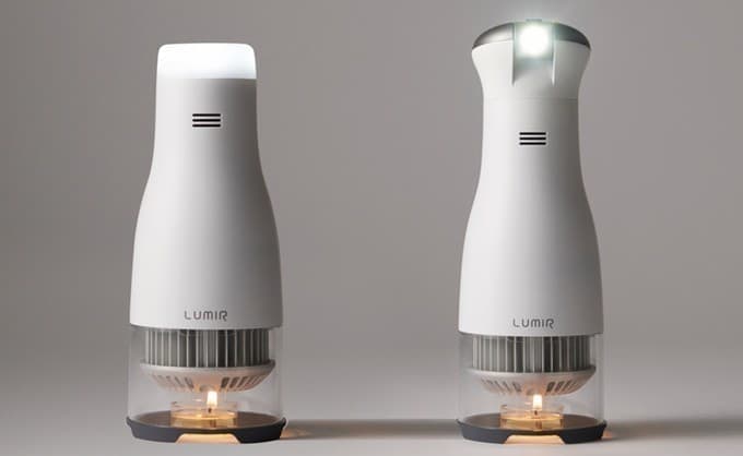 食用油で光るLEDランプ「Lumir K」―キャンプでめっちゃ便利かも？