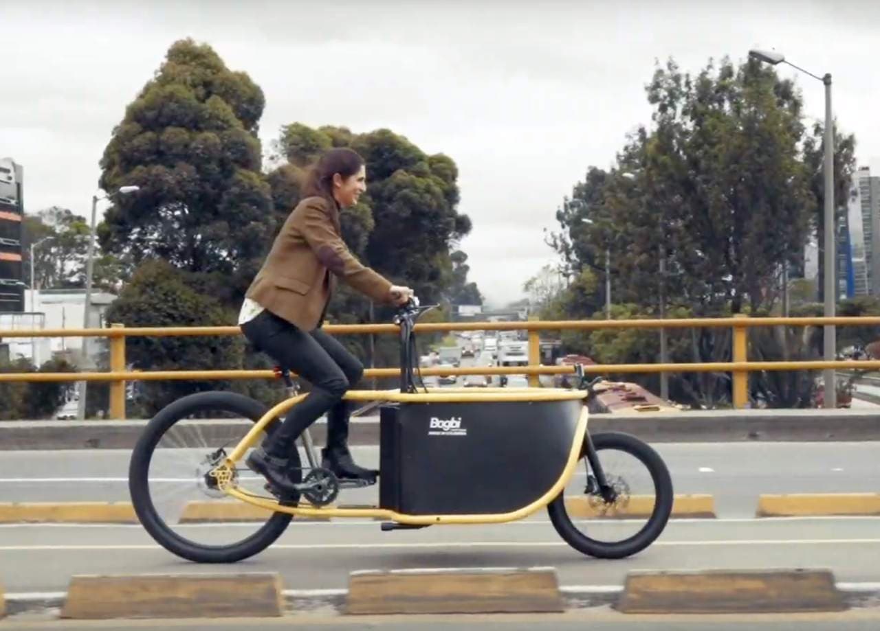 一般家庭向けにデザインされたカーゴバイ「Bogbi Cargo Bike」