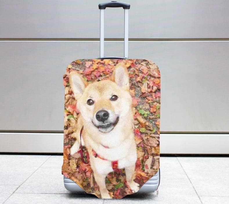 愛犬、愛猫の写真をスーツケースカバーにする「Pet Head Case」 ― 大好きなペットの柄なら、スーツケースがすぐに見つかる [えん乗り]