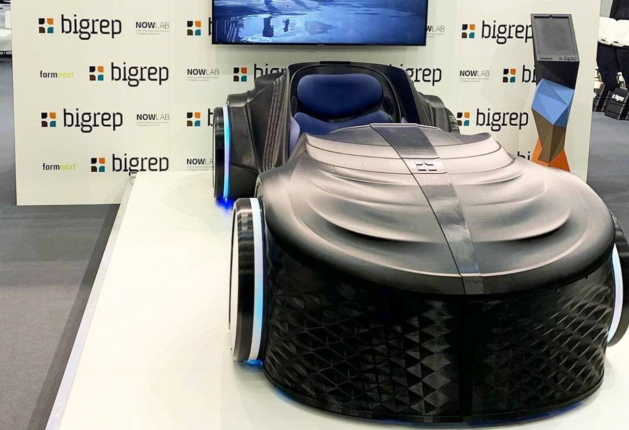 3Dプリンターで出力する電気自動車 BigRep「Loci」