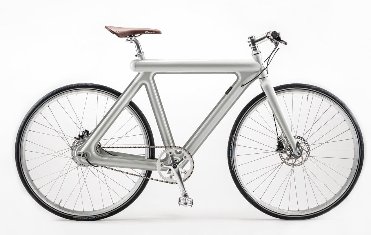 プレス加工で製造された自転車　LEAOS「Pressed E- Bike」