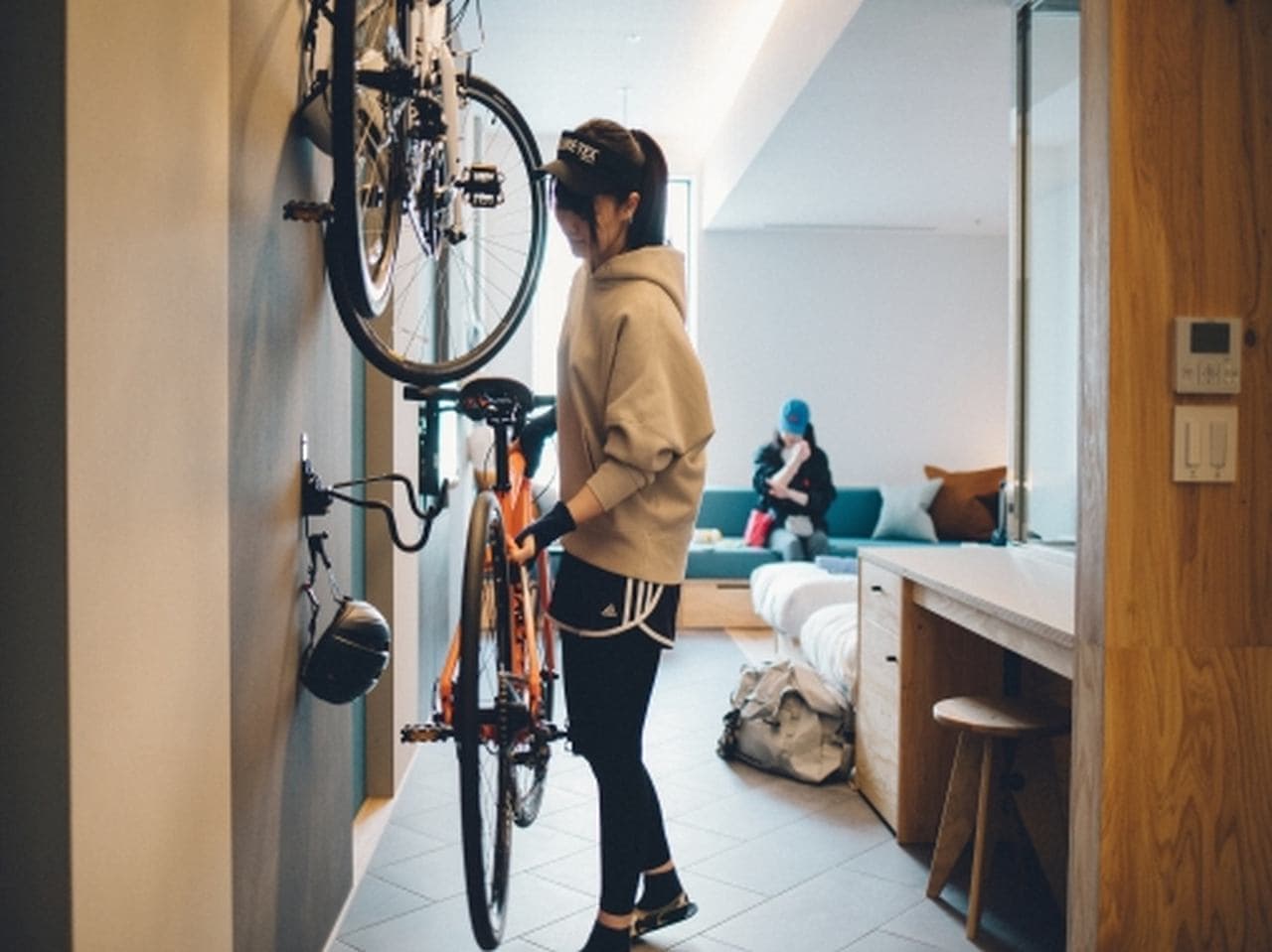 自転車と添い寝できるホテル 星野リゾート「BEB5土浦」