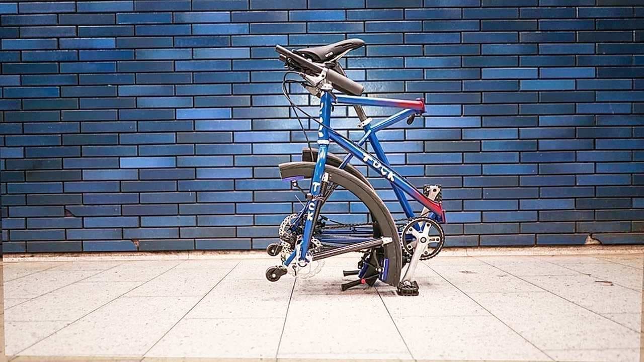 ホイールを折り畳める自転車「Tuck Bike」
