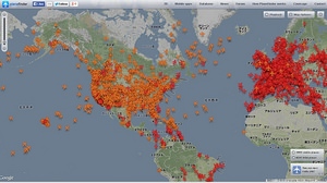 旅客機がいまどこを飛んでいるのか、リアルタイムで確認できる「Plane Finder」