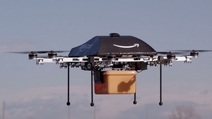 Amazon、宅配ピザのように30分で商品を届ける無人ヘリ配送サービス「Prime Air」を発表