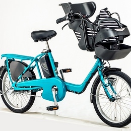 夫婦で使える幼児2人同乗電動アシスト自転車「ギュット・ミニ・DX」、パナソニックから