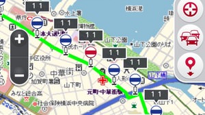 スマホ向け地図サイト「MapFan」、対応バス路線に神奈中の153路線を追加