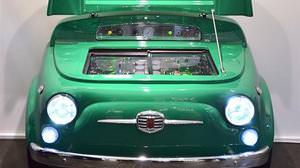 FIAT チンクエチェント型の冷蔵庫「SMEG FIAT 500」