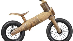 竹でできたランニングバイク「GreenChamp Bike」―竹は最も効率の高い再生可能素材