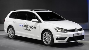 フォルクスワーゲンが水素で走る燃料電池車を発表 ― スポーツワゴン「ゴルフ ハイモーション」