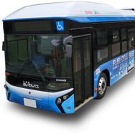 水素で走るバス「FC バス」が営業運行を開始、トヨタが「MIRAI」の技術を応用