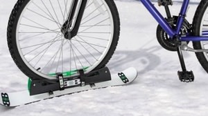 自転車をスノーボードバイクに変える「The Bike Snowboard」―ちょっと、残念なプロダクト？