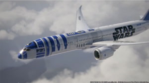 ANA、ジェット機を「R2-D2」デザインに--「スター・ウォーズプロジェクト」を開始