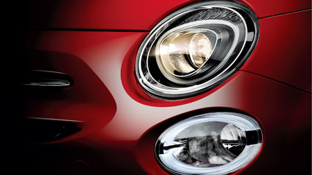 Fiat 500（チンクエチェント）マイナーチェンジ － フロントフェイスにLEDデイライトを追加