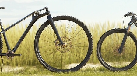 タイヤサイズを39インチにすると、自転車のデザインはこう変わる―インダストリアルデザイナーによる「Ridiculous XC Bike」