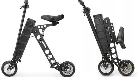 世界最小・最軽量だった“折り畳める”電動バイク「URB-E」、米国Amazon.comでニューモデルを販売中