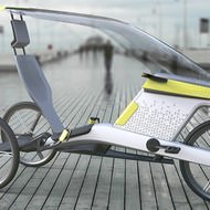 雨の日の通勤も、自転車で―屋根付き電動アシスト自転車「Schaeffler ESSENZ」