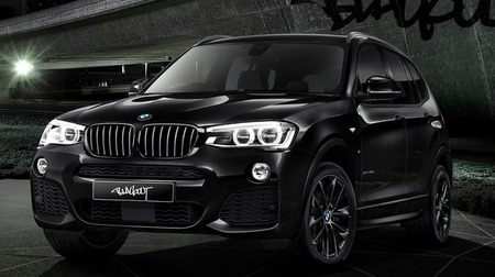 BMW X3 内外装をブラックで統一した特別限定車「セレブレーション・エディション・ブラックアウト」