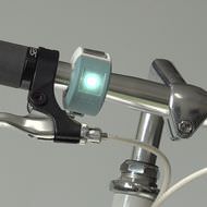 自転車用ライトとベルをひとつに―ハンドル周りをすっきりさせる「MUNIライトベル」