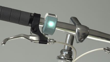 自転車用ライトとベルをひとつに―ハンドル周りをすっきりさせる「MUNIライトベル」