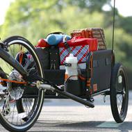 自転車用トレーラー「マルチユースサイクルトレーラー」発売 ― 災害時に物資を運べるかも？