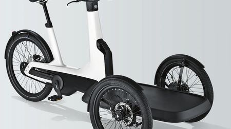 フォルクスワーゲンの3輪電動アシスト自転車Cargo e-Bike、2019年登場 ― 荷台を傾けずにカーブを曲がれる