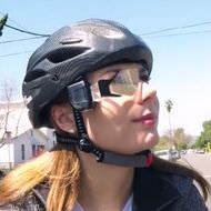 自転車やバイク向けのヘッドアップディスプレイ「HUDWAY Sight」 － ほぼすべてのヘルメットに装着できる