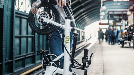 今日から自転車は、立てて収納する！－電動アシスト自転車「UNI Micro」