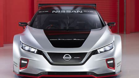 日産、新型「NISSAN LEAF NISMO RC」公開 ― 「リーフ」ドライブトレインの主要パーツを採用したEVレーシングカー