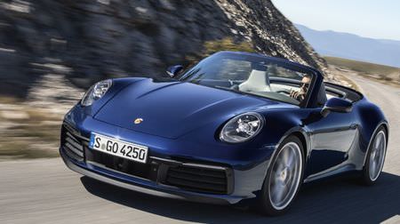 ポルシェ、新型911カブリオレ発表 ― 0-100km/h加速は3.9秒