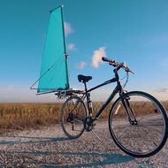 風力アシスト自転車「CycleWing」―自転車を、陸を走るヨットにコンバージョン
