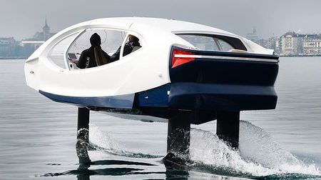 乗用車サイズの電動水中翼船 ― クルマに代わる交通手段として期待されるSeaBubbles「Bubble Taxi」