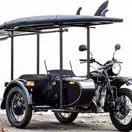 カッコイイ！―SUPを運べるサイドカー付きバイク「URAL TOURIST & BLACKOUT HD BOARD PACKAGE GIVEAWAY」