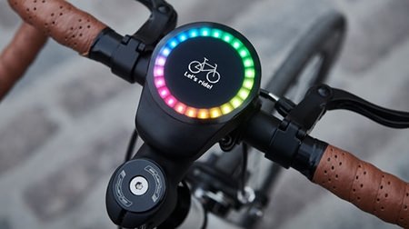 ミニマルデザインの自転車用ナビ「SmartHalo 2」