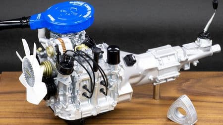 ロータリーエンジンが好きなんだ！ サバンナRX-7の12A型エンジン1/6スケールモデル、数量限定販売