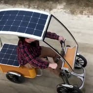 太陽光で走るハイブリッドカー「Pedalcycle」 － 0-24km/h加速わずか5秒