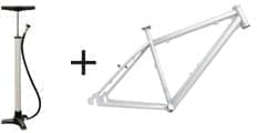 「Inflator Bicycle」のコンセプト　　空気入れ+自転車フレーム = Inflator Bicycle