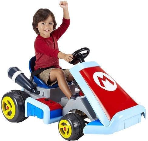 スーパーマリオカートのレース＆バトルがリアルに楽しめるカート「Super Mario Kart Ride On Vehicle」 [えん乗り]