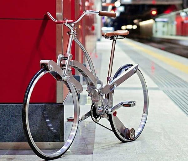 スポークもハブもない折り畳み自転車「Sada Bike」―タイヤサイズは26インチ！ [えん乗り]